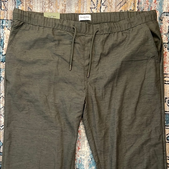 Goodfellow & Co Olive Green Drawstring Trouser XXL - Picture 4 of 12
